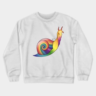 Gay Pride Snail Crewneck Sweatshirt